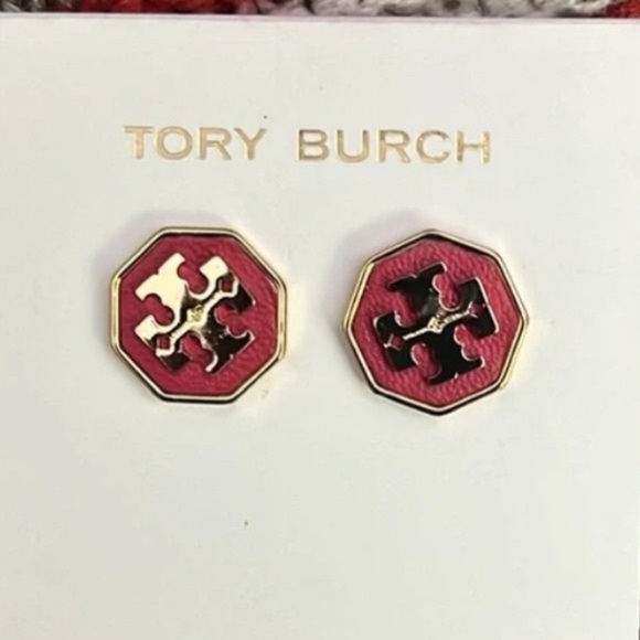 Toryburch Jewelry - NWOT Tory Burch Stud Earrings with A Pouch